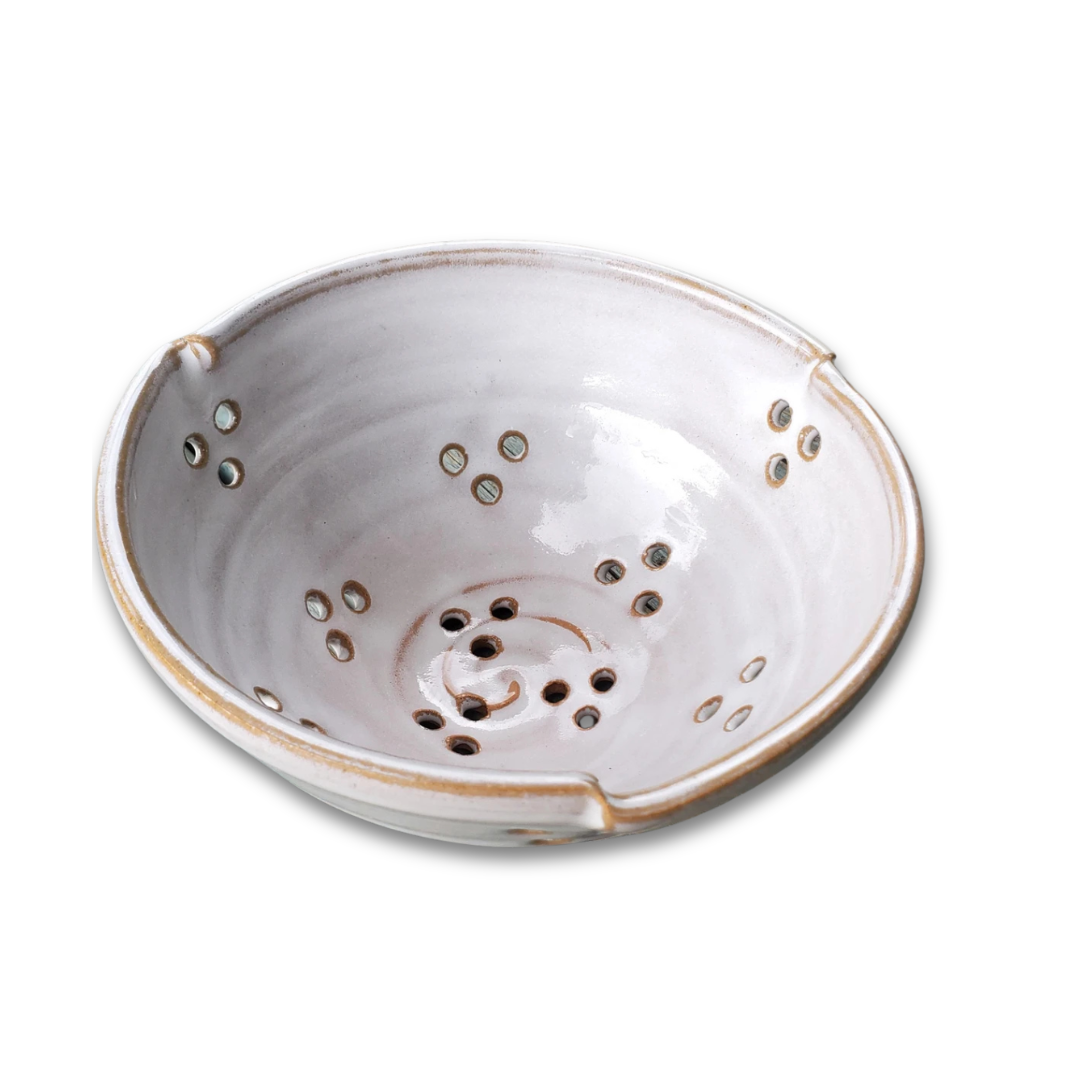 White Ceramic Fruit Bowl